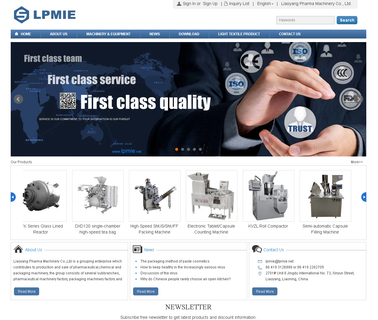 Liaoyang Pharmaceutical Machinery printing preparation