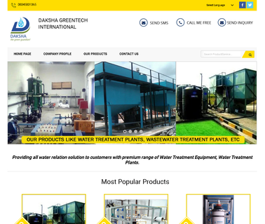 Daksha Greenenviro Systems sewage handling equipment