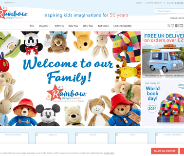 Rainbow Designs gifts brand