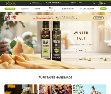Podor Oils and Vinegars: Profile line vinegar