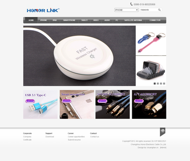 Changzhou Honor Electronic cable usb iphone