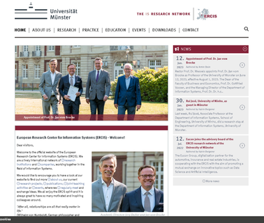 Uni Münster, Ercis business first technology