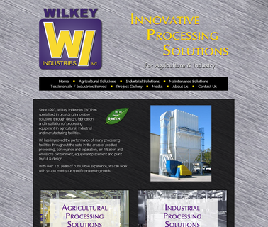 Wilkey Industries harvesting machinery
