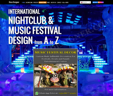Disco Design booth led