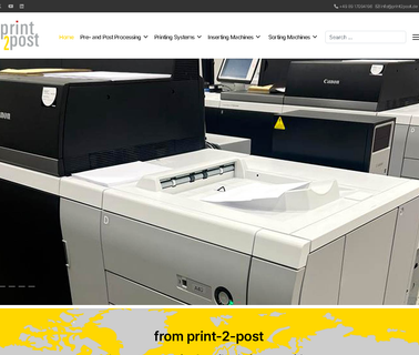Print2Post E.K. digital printing machines