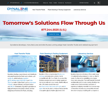 Dynalene Heat Transfer Fluids.Offering bath transfer