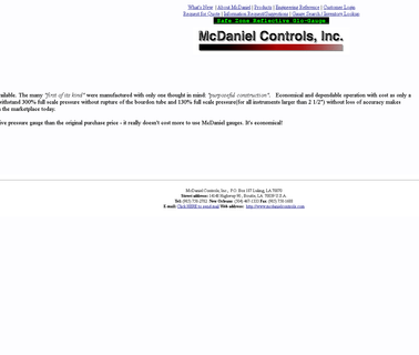 Mcdaniel Controls line gauges