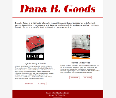 Dana B. Goods guitars music