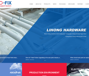 Dongyang Lihong Hardware Manufacture galvanized pipe clamp