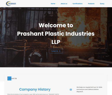 Prashant Plastic Industries Llp sheet machine