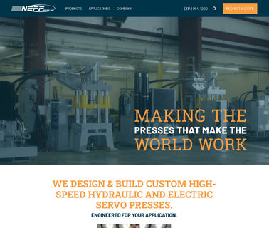 Neff Press metal hydraulic presses