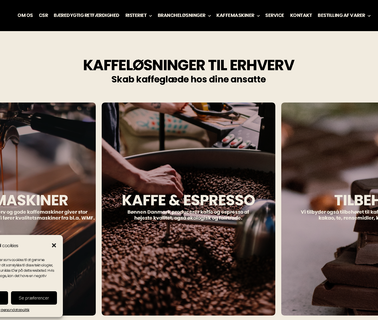 Kaffeb Nens Risteri Kaffefirma Med Stort K maskiner