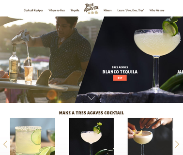 Tres Agaves Products drinking made