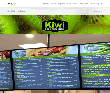 Kiwi Menuboards kiwi
