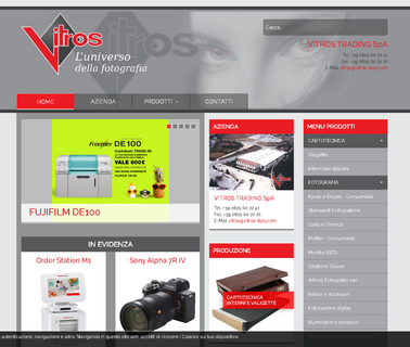 Vitros Trading S.P.A album equipment