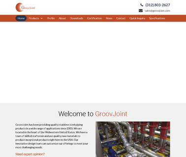 Groovjoint flexible valves
