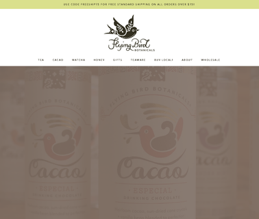 Flying Bird Botanicals Llc organic and fair trade chocolate