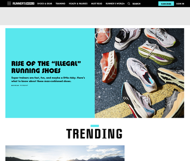 Runners World Running Shoes, Ma running and training