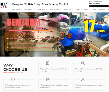 Dongguan 3H Fashion hats straw