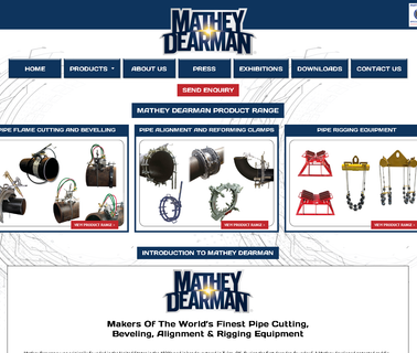Mathey Dearman Online large metal pipe