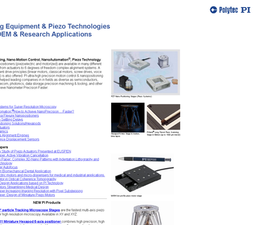 Polytec Pi Piezoelectric piezoelectric and