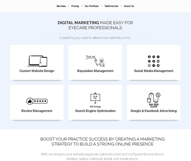 Optical Website Designers Optical designers websites