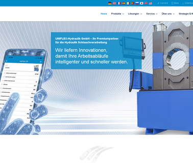 Uniflex-Hydraulik hose lines