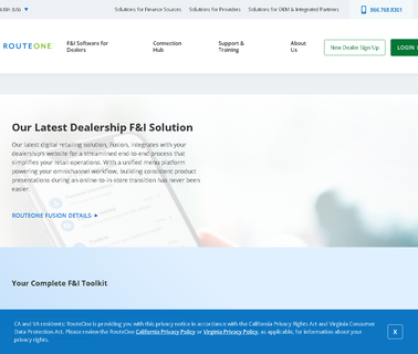 Routeone Llc crm providers