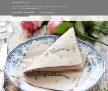 Paper + Design Gmbh Tabletop papier servietten