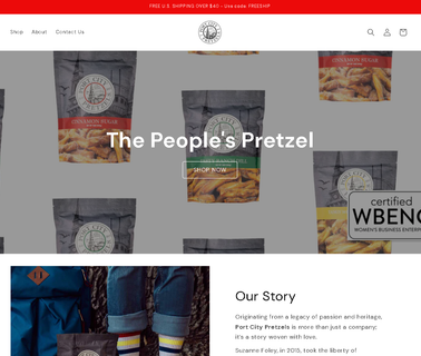 Port City Pretzels city port