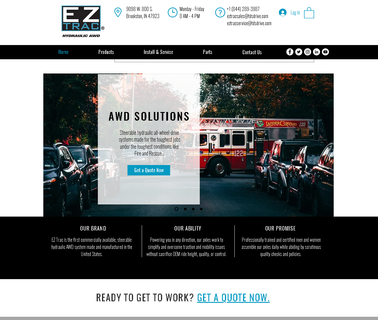 Ez Trac baling equipment