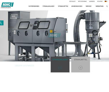Mhg Strahlanlagen Gmbh sand blasting machines