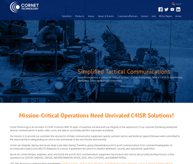 Cornet Technology range telecommunication