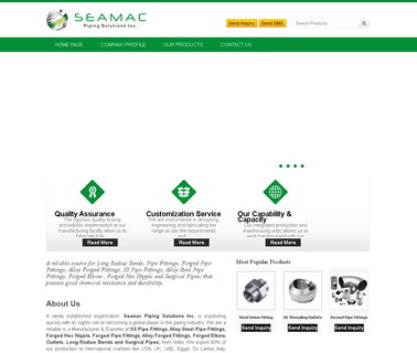 Seamac Piping Solutions Inc. steel outlets fittings