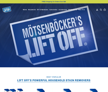 Motsenbockers Lift Off, a Division of Stoner markers decorative