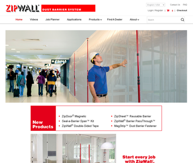 Zipwall wall tape