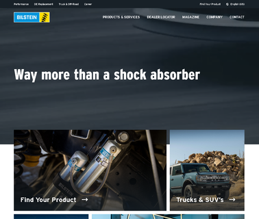 Thyssenkrupp Bilstein Of America truck shocks
