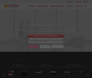 Contex Scanning Technology A S book production