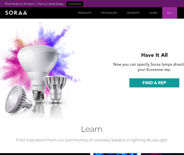 Soraa; lamp full spectrum