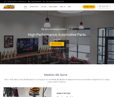 Motor State Distributing racing auto