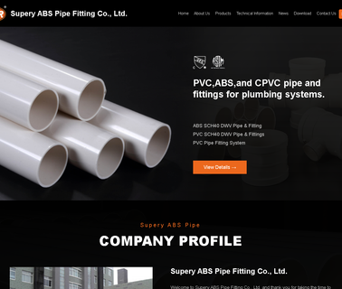 Supery Abs Pipe Fitting Jiangyin double tee