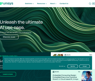 Welcome To Unisys Delivering E Business address business