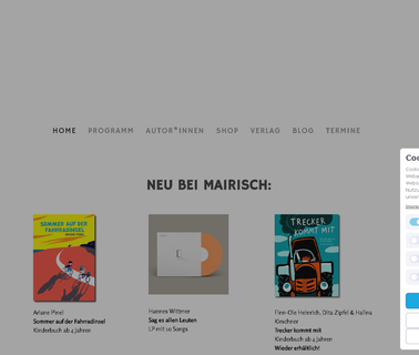 Mairisch Verlag graphic novel book