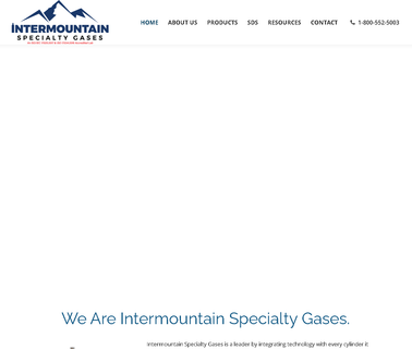 Intermountain Specialty Gases hazard lighting