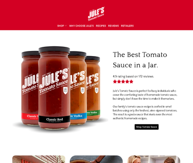 Jar Goods: Profile jar sauce
