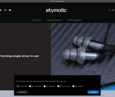 Etymotic Research hearing protection electronic