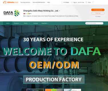 Changshu Dafa Warp Knitting knitted air mesh