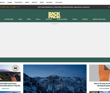 Backpacker Magazine - Aim Media backpacker