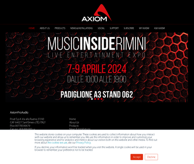 Axiom line subwoofer