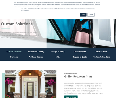 Kenyons Stained Glass Factory glass cabinets